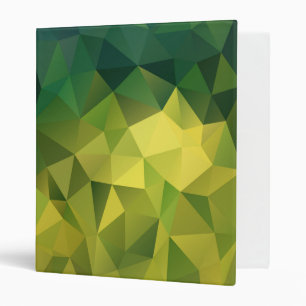 Yellow green pattern binder