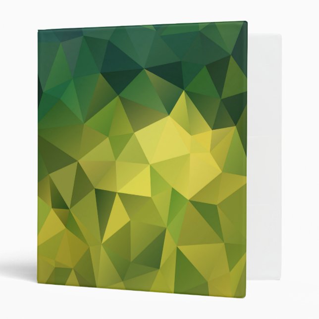 Yellow green pattern binder (Front/Inside)