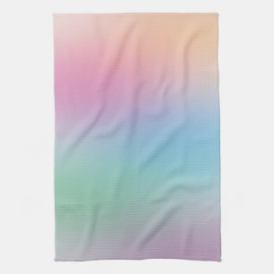 Yellow Green Pink Blue Purple Colorful Template Kitchen Towel