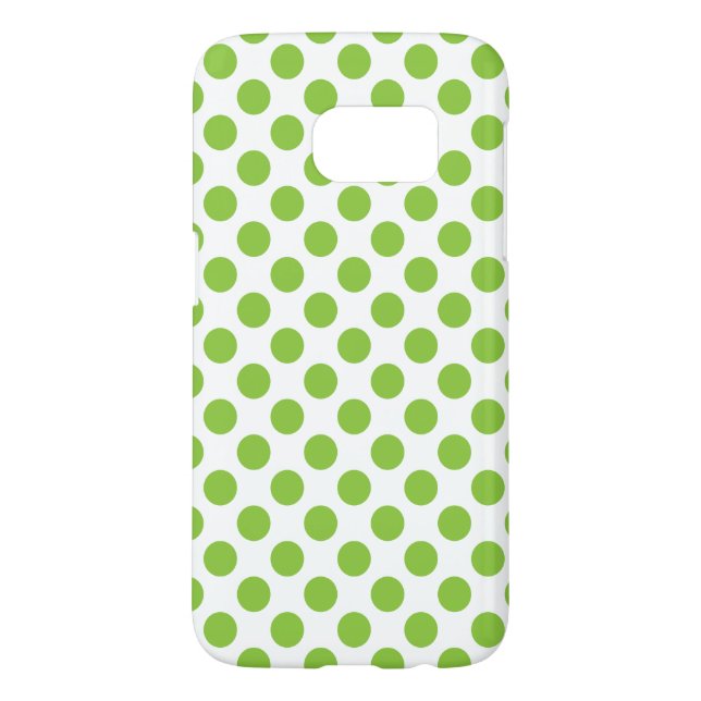 Yellow Green Polka Dots Case-Mate Samsung Galaxy Case (Back)