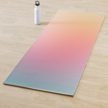 Yellow Green Red Pink Blue Purple Template Yoga Mat by art_grande at Zazzle