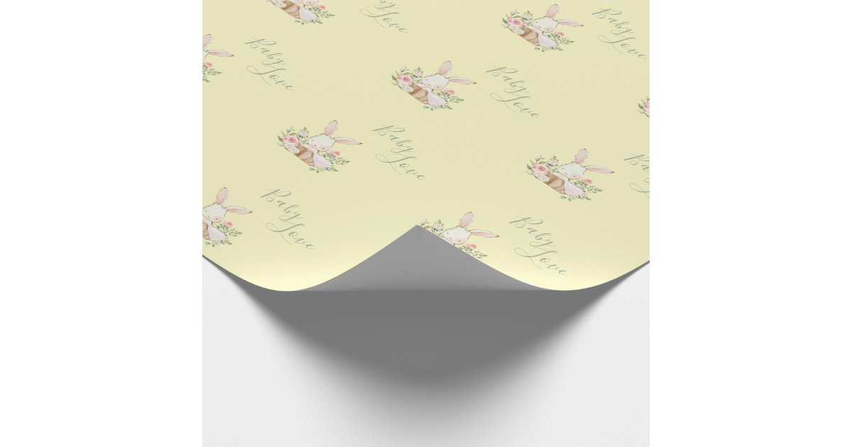 Boho Taupe Script Typography Boy Baby Shower Wrapping Paper | Zazzle