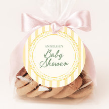 Yellow & Green Summer Hand Drawn Baby Shower