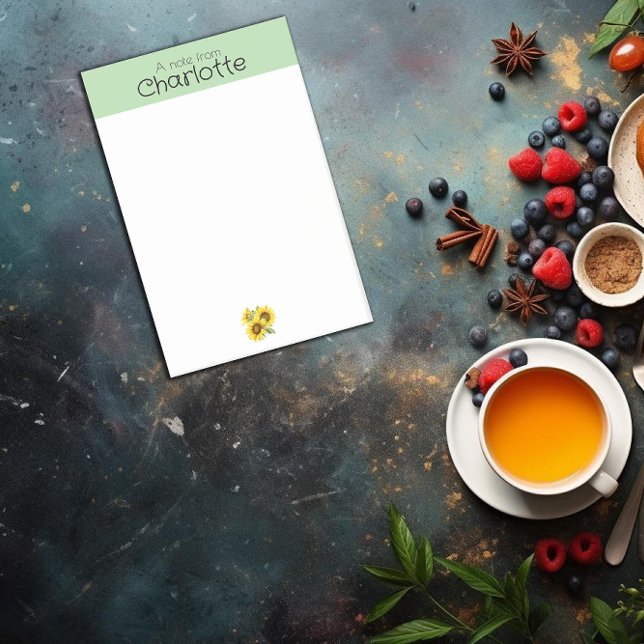 Yellow green sunflower name Notes (Creator Uploaded)