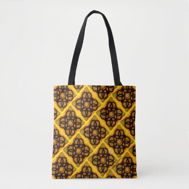Yellow Green  Tote Bag (Front)