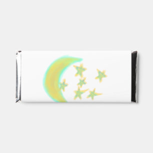 Yellow green twinkle Twinkle Little Star add name Hershey Bar Favors