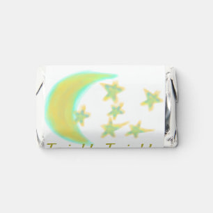 Yellow green twinkle Twinkle Little Star add name  Hershey's Miniatures