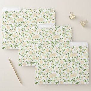 Yellow Greenery Dandelion Wildflower Garden File Folder