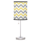 Yellow & Grey Chevron Lamp (Right)