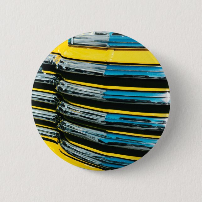 Yellow Grill Pinback Button (Front)
