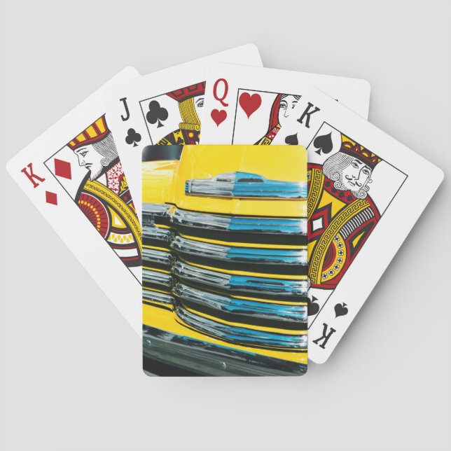 Yellow Grill Poker Cards (Back)