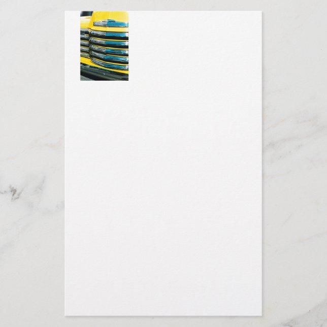 Yellow Grill Stationery (Front)