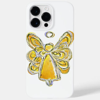 Yellow Guardian Angel Art Custom iPhone Case