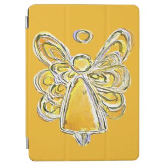 Yellow Guardian Angel Custom Electronics iPad Case