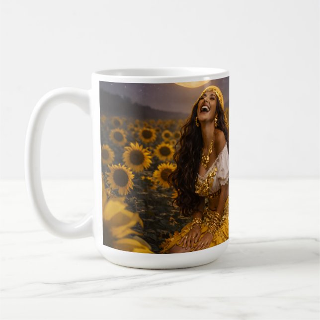 yellow gypsy  coffee mug (Left)