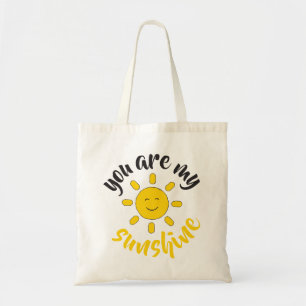 Yellow Hand Drawn Sun Hello Sunshine Image Sun Art Tote Bag