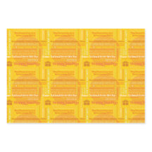 Yellow Happy Days Wrapping Paper