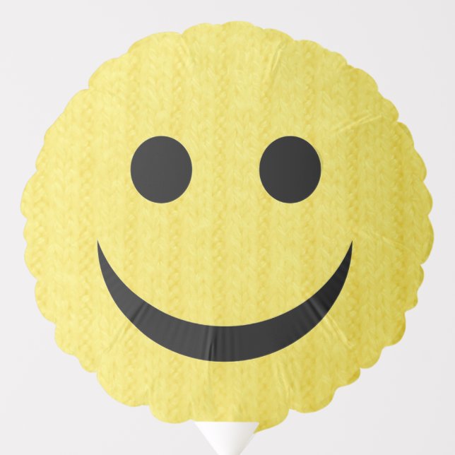 Yellow Happy Face Balloon (Front)