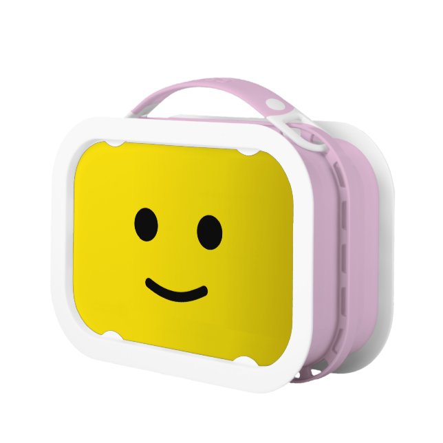 Yellow Happy Face Lunch Box (Left)