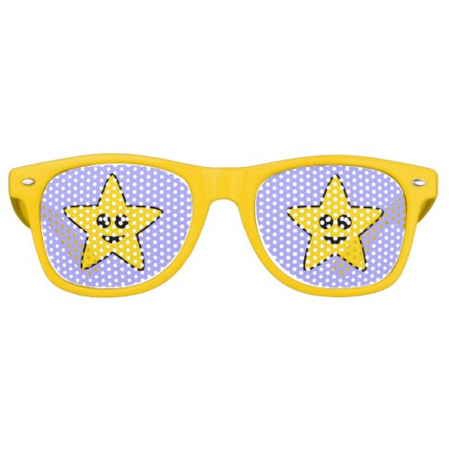 Yellow Happy Star Party Shades