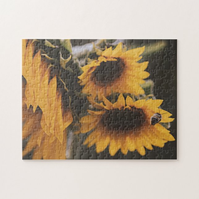 Yellow Hardy Sunflower Best Sunflower Photos Jigsaw Puzzle (Horizontal)