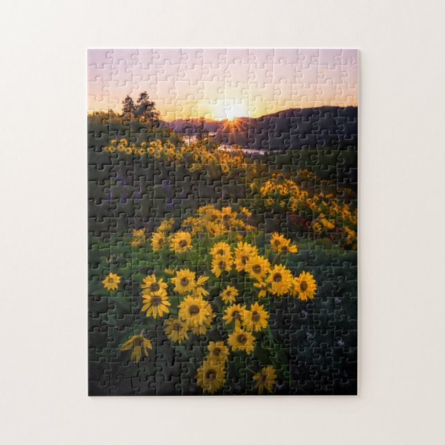 Yellow Hardy Sunflower Best Sunflower Photos Jigsaw Puzzle (Vertical)
