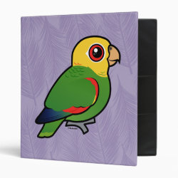 Birdorable Yellow-headed Amazon Avery Signature Binder 8.5x11