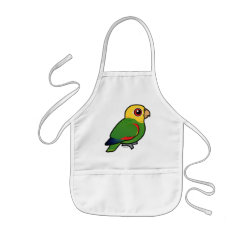Birdorable Yellow-headed Amazon Kid's Apron