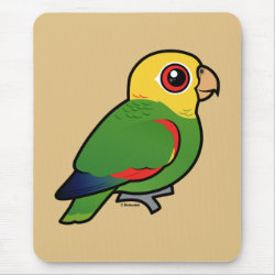 Birdorable Yellow-headed Amazon Mousepad