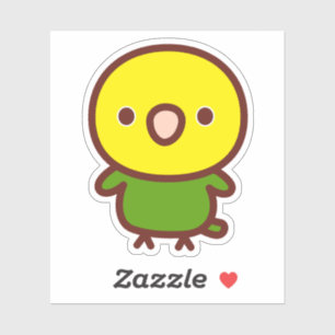 Yellow-headed amazon sticker