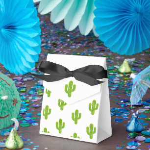 Yellow Heart Cactus Fiesta Love Wedding Favor Boxes