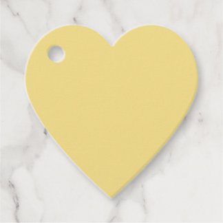 Yellow Heart Gift Tag