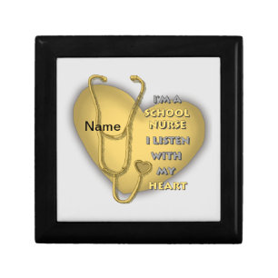 Yellow Heart School Nurse Gift Box