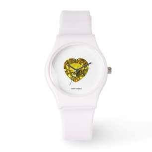 Yellow Heart Watch