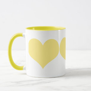 Yellow Hearts Mug