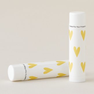 Yellow Hearts Pattern
