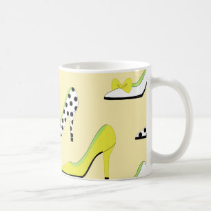 Yellow Heels Lady Chic Coffee Mug