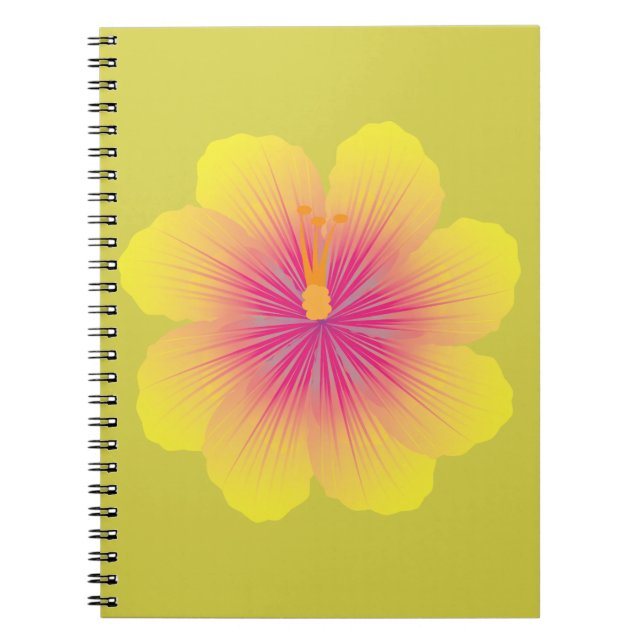 Yellow Hibiscus_Illustration Notebook (Front)