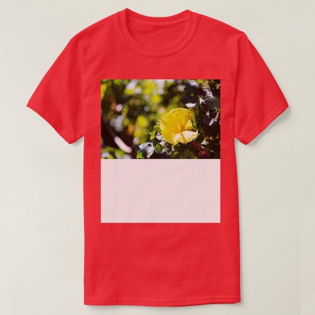 yellow hibiscus TShirt (Design Front)