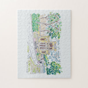 Yellow Historic Villa Jigsaw Puzzle