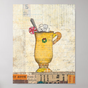 Yellow Holiday Cup Poster