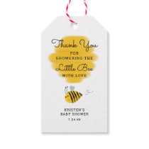 Yellow Honey Bee Baby Shower Thank You Tags