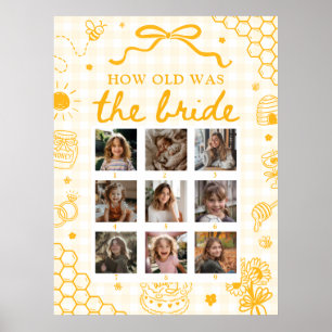 Yellow Honey Bee How Old Was The Bride Sign