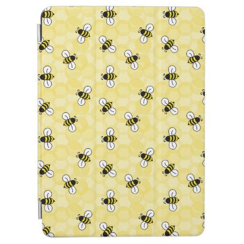 Yellow Honey Comb Bumble Bees iPad Air Cover