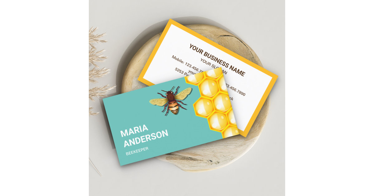 Custom Apiary Honey Bee Stamp | Zazzle