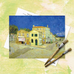 Yellow House Arles France Vincent van Gogh Postcard<br><div class="desc">A fine art postcard with the painting,  Yellow House (1888) (The Street) by the Dutch artist Vincent van Gogh (1853-1890). A postcard depicting the house where Van Gogh rented four rooms at 2,  Place Lamartine,  Arles,  France. Paul Gauguin also stayed here for a short time.</div>
