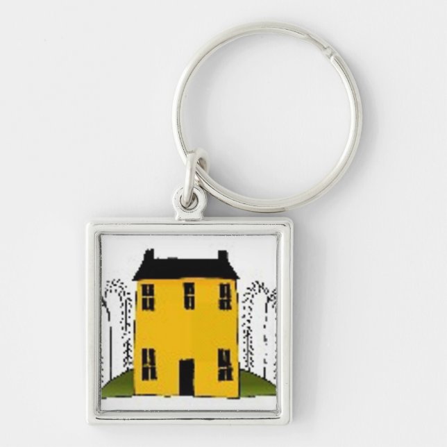 Yellow House - Keychain (Front)