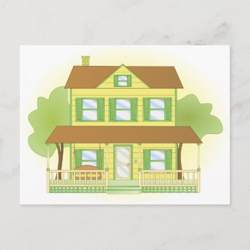 Yellow House Postcard