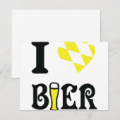 yellow I love Bier icon (Front/Back)