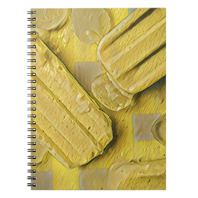 Yellow ice cream cone popsicle notebook (Front)